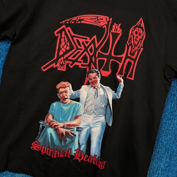 Death “Spiritual Healing” Death Metal Band Graphic T-Shirt Size Extra Large - Picture 4 of 5